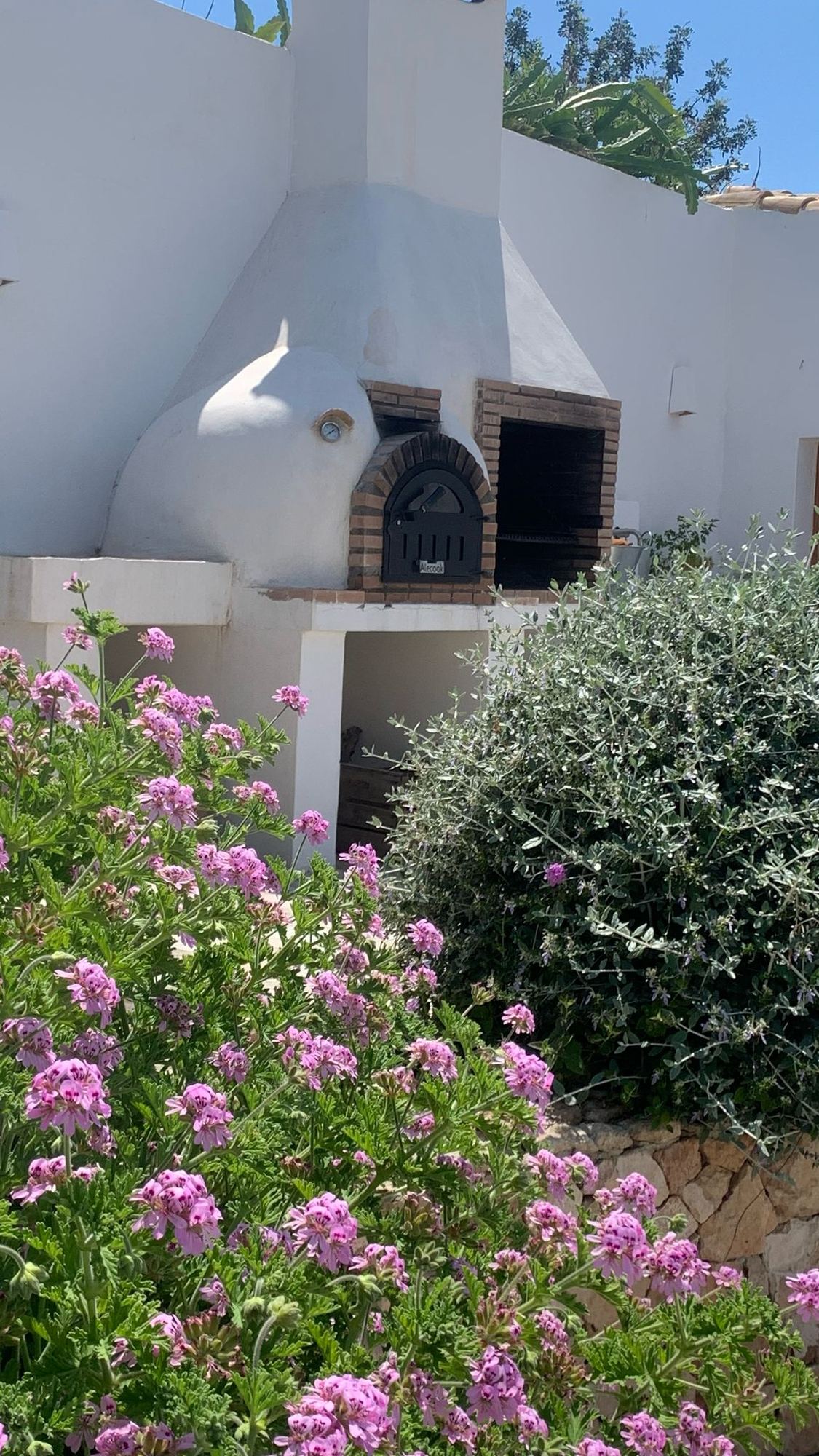 Barbacoa y horno de leña